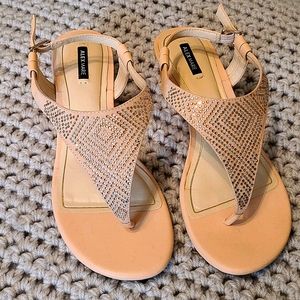 Alex Marie nude crystal sandal
